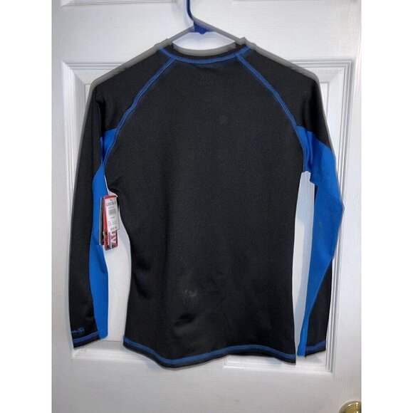 NWT BURNSIDE Rash Guard Fitted Black Sun Protection Surf Long Sleeve - Picture 4 of 6